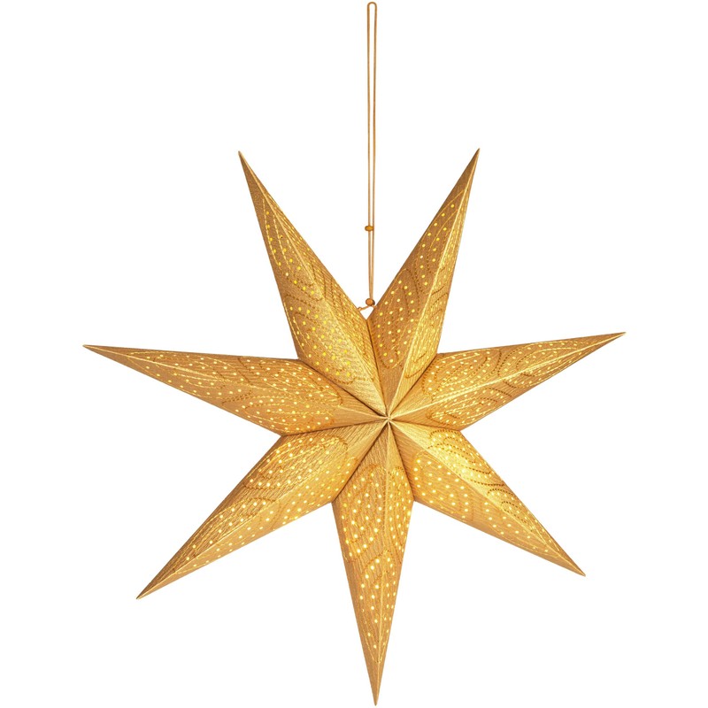 Brubaker 60 cm Paper Christmas Star for Hanging - Window