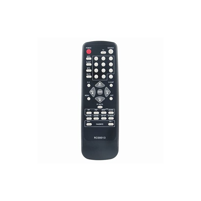 RC00013 Replace TV Remote Control fit for VIEWSONIC Television N2750W