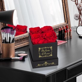 Eternal Rose Box, Birthday Gifts for Women, Gifts for Mother/Girlfriend/Wife/Grandma, Birthday, Valentine's Day, Christmas