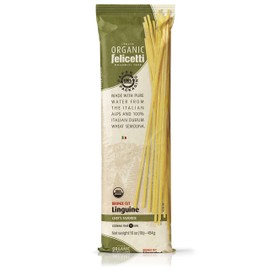 Organic Felicetti Linguine Pasta Italian Non-GMO 16oz (454g) 2 Pack