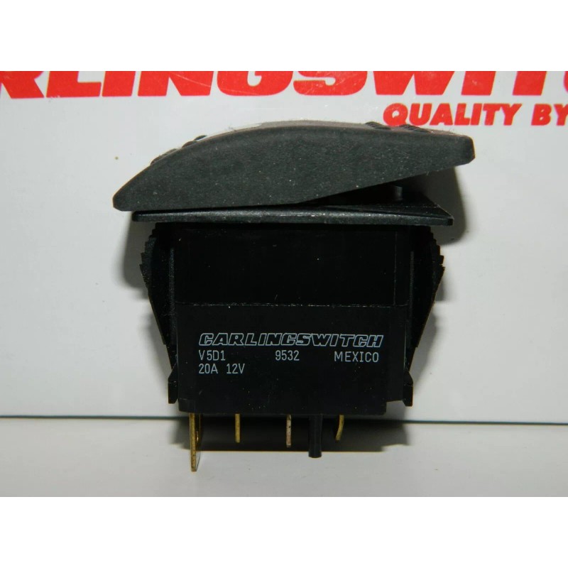 Carling Technologies NEW CARLING V5D1 MOMENTARY 12V 20 AMP ILLUMINATED
