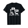 Wheelchair User Paraplegic Disabled Disability Handicap T-Shirt