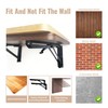 CHZHWFDC Wall Mounted Folding Table, 15.7"x31.5", 100 LBS Load