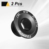 sourcing map 2pcs Bike Crank Cover Screw M18 Aluminum Alloy
