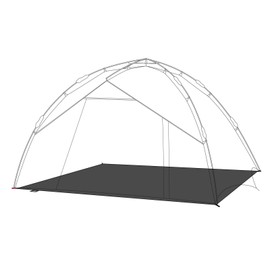 qeedo Quick Ash 2 Groundsheet, Tent Underlay, Protection Against Moisture and Dirt
