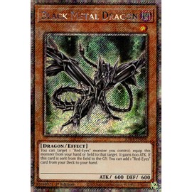 Black Metal Dragon (Platinum Secret Rare) - RA04-EN016 - Platinum Secret Rare - 1st Edition