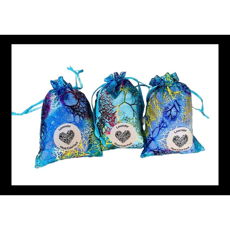 Lavender Heat and Cold Packs, Hand Warmers, Yoga Eye Pillow,