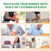 lofuanna Vitamin D3 K2 Supplement Softgels, 2 in 1 Vitamin
