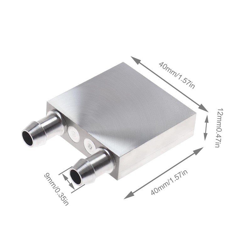 Be In Your Mind Aluminum Water Cooling Block 40x40x12mm for