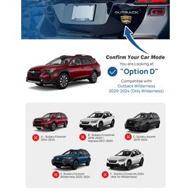 JOYTUTUS Car Roof Rack Cross Bars Compatible with Subaru Outback Wilderness 2020-2024 with Lock (Only Fit Wilderness),Aluminum Crossbars for Roof Racks Suitcases Kayaks Canoes Bikes Skis Snowboard