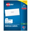 Avery Printable Address Labels with Sure Feed, 1-1/3" x 4",