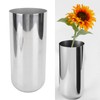 Metal Vase, Stainless Steel Decorative Flower Vase Centerpiece for Home