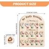 Tabla de Rutina Diaria para Niños – Madera con Caja