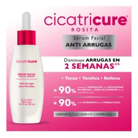 Cicatricure Sérum Facial Anti-Arrugas. Frasco con 30ml.