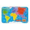 Janod Wooden Magnetic World Map Puzzle - 92 Pieces -