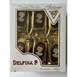Solidarnosc Delfina P. Chocolates with Silky Cream Decorated with White Chocolate 480g