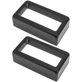 SG Store 2pcs Open-Style Humbucker Pickup Cover Metal Replacement Shell 70x38x20mm for Electric Guitar Humbuckers, Black