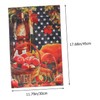 Levemolo Outdoor Flag Decor 2 Pack Autumn Garden Flags Pumpkin