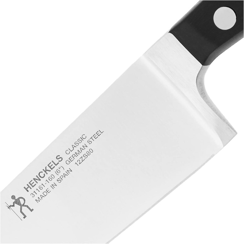 HENCKELS Classic Razor-Sharp 6-inch Chef Knife, German Engineered Informed by