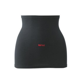 Wearable Stone Sauna BS Fine BN2201 Waist Warmer, For Those Who Suffer From Cold Stomachs and Frequent Bathroom Trips at Night, Unisex, Made in Japan (S, Black)