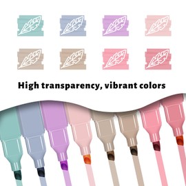 Vitoler Bible Highlighters,8 Colors Cute Highlighters with Chisel Tip for Bible Accessories School Office Supplies