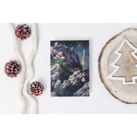 Stonehouse Collection Desert Christmas Card | Christmas Lights on Cactus Holiday Cards | 40058