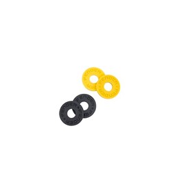 Fender/Strap Blocks Third Man Records 2 x Black and 2 x Yellow Fender [Strap Block]