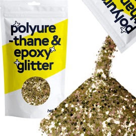 Hemway Resin Glitter Gold and Iridescent Mix 100g Mixed Chunky