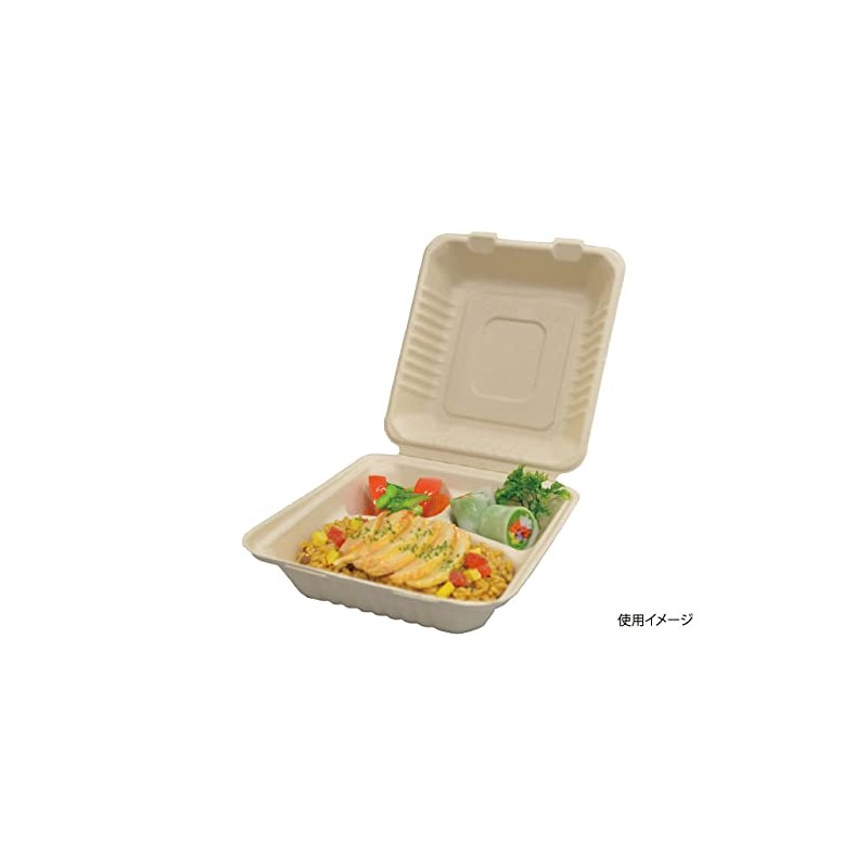 Pack Style BB Bamboo Bagasse Lunch Trays 200-220-3 605987 Pack
