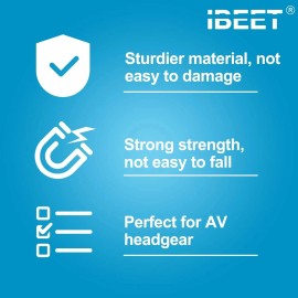 Unbranded 6PCS Quick-Release Headgear Clips for AV Headgear, Quick-Disconne