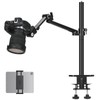TARION Camera Arm Mount Desk Stand: Heavy Duty DSLR Desktop