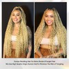 Human Braiding Hair 613 Blonde 16 Inch 100g Deep Wave