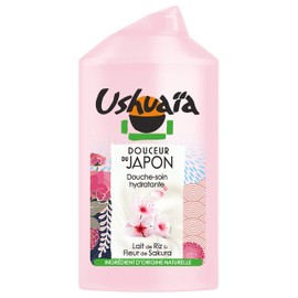 Ushuaia – Gel Douche Douceur Du Japon Lait de Riz et Fleur De Sakura – 250 ml
