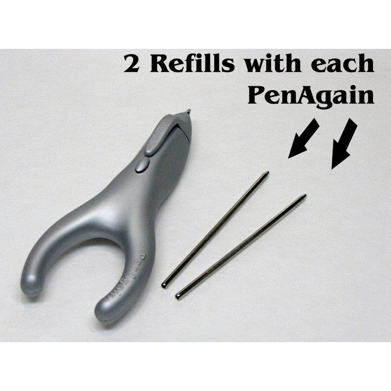 PenAgain Ergosof, Ballpoint Pen, Black Ink, Set of 4 Pens