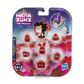 Hasbro Hanazuki B8444ES0 - Sammelschätze 6er-Pack Rot/Entschlossen