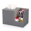 Sumnacon Square Linen Tissue Box Cover - Decorative Cube Tissue