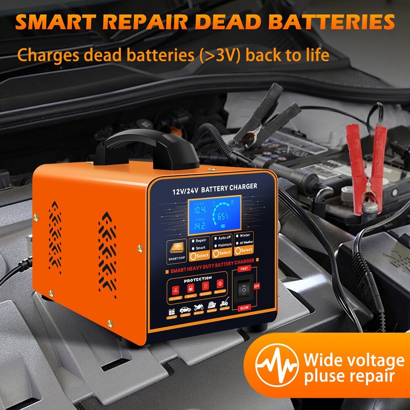 Car Battery Charger 12V 24V