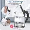 Megawise Electric Glass Kettle with Auto Shut-Off, 1.8L Capacity, 1000W