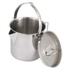 ZNZNANG Outdoor Camping Kettle，1.2L Outdoor Camping Kettle，Portable Hanging Pot Cookware