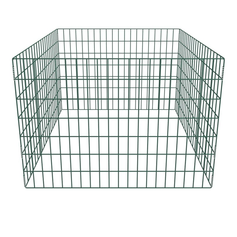CHARMMA Square Mesh Garden Composter 39.4"x39.4"x27.6"