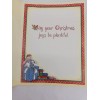 Buck Main Street Press Christmas Card "Christmas Wishes" Santa &