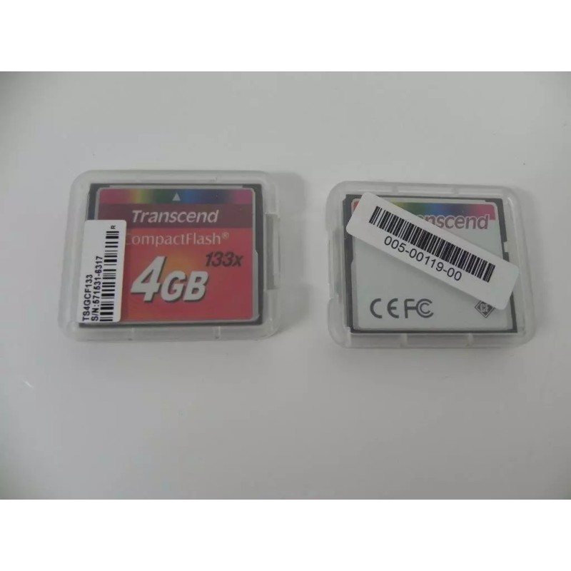 Transcend TS4GCF133 Transcend 4GB CompactFlash Card MLC NAND Flash 133X