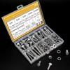 118 Pieces M6 Screws Nuts Washers Set, Sutemribor M6 x