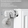Radiator Thermostat Protective Cover with Lock, Transparent Thermostatic Sensors, Universal