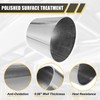 X AUTOHAUX Car Mandrel Exhaust Bend Elbow Pipe 304 Stainless