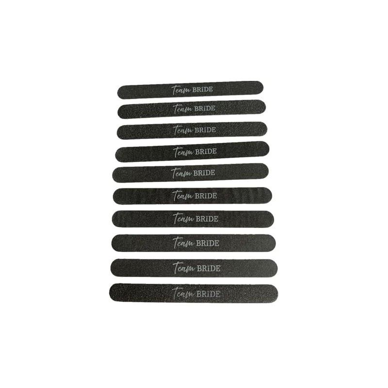 10 x Team Bride Nail Files – Hen Party Favour