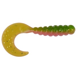 Big Bite Baits 2" Fat GRUB/Bad Blood (10 Pack)