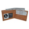Leatherboss Men's Ultra Slim Bifold Wallet - Tan 3.9" X