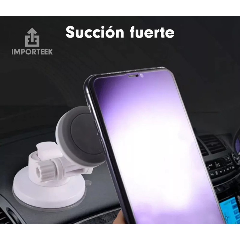 Importeek 25pz Soporte Celular Auto Ventosa Tablero Magnetico Iman 360