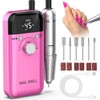 Portable Nail Drill Professional: 45000 RPM Rechargeable Electric Nail Drills